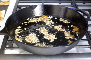 cook garlic and shallot