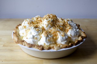triple coconut cream pie
