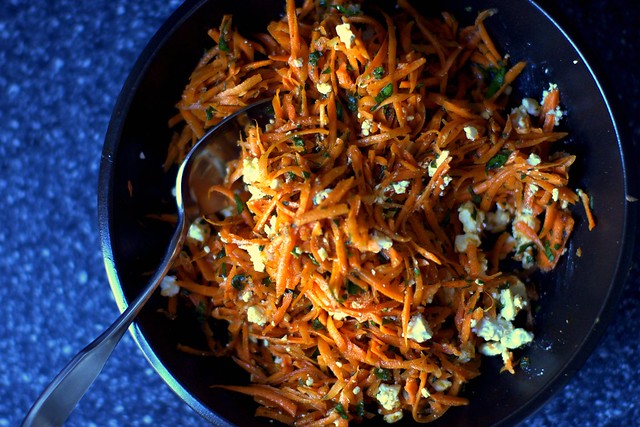 carrot salad with harissa