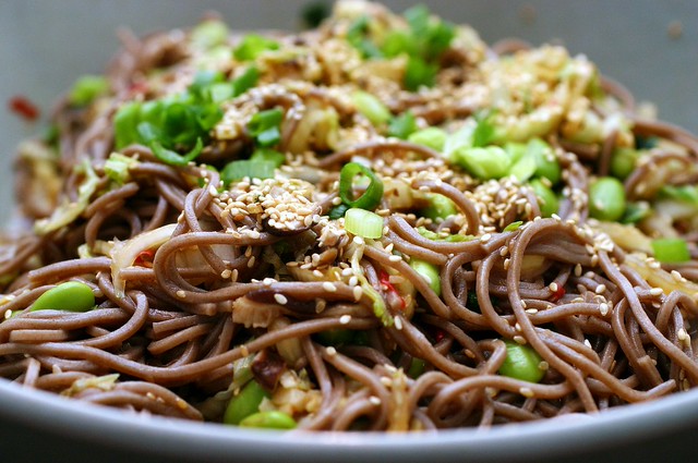 cold soba noodles