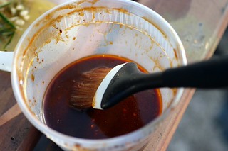 brush, hoisin barbecue sauce