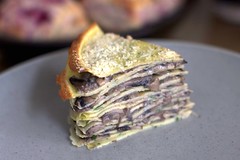 Mushroom Crepe Cake
