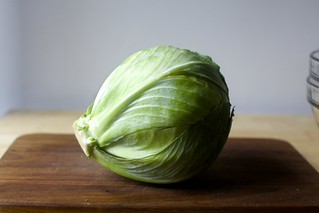 a tiny head of cabbage