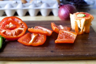 i have strong opinions about how peppers should be chopped