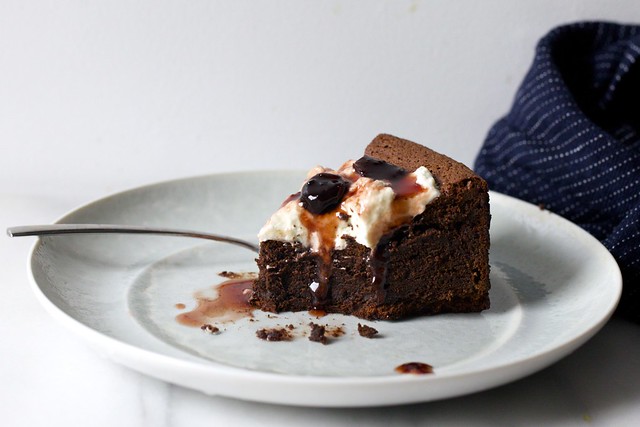 sunken black forest cake