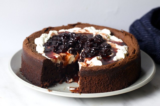 sunken black forest cake