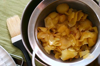 strained apple syrup