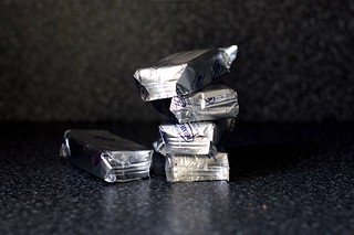 soft cream cheese bricks, wouldn't stack