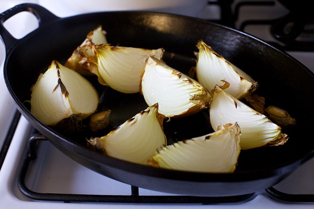 roasted onions and garlic