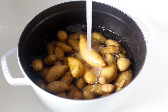 always boil potatoes cold