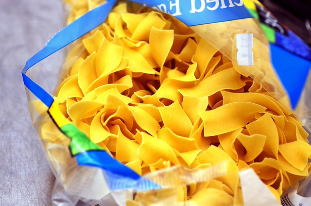 extra-wide egg noodles