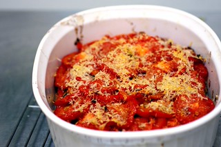 zucchini rice gratin