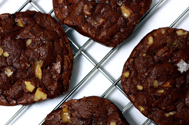 chocolate toffee cookies