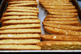 half flipped, mid-second bake