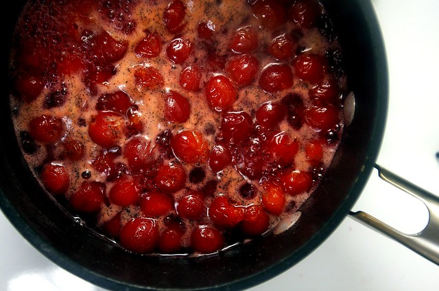sour cherry compote