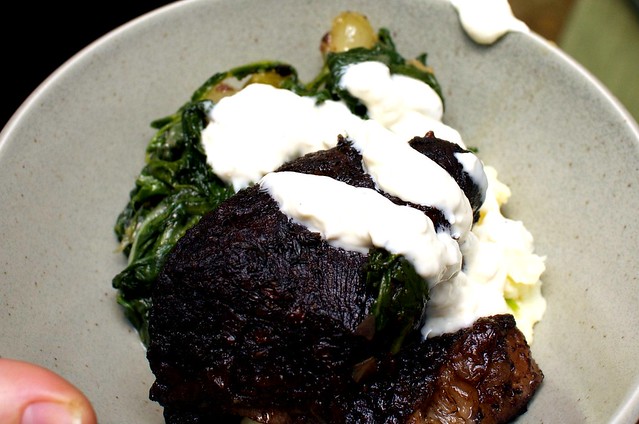 short rib + horseradish cream