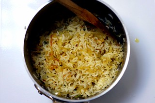 onions and rice, nom