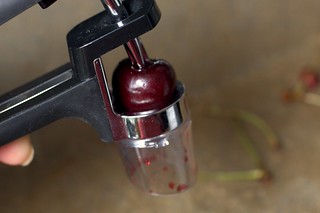 cherry pitting