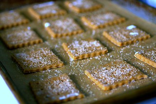 graham crackers, ready to bake