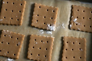 graham crackers, ready to bake