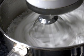 whipping the marshmallow