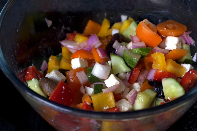 mediterranean pepper salad