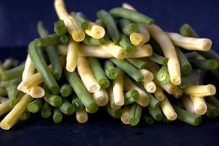 green and yellow beans