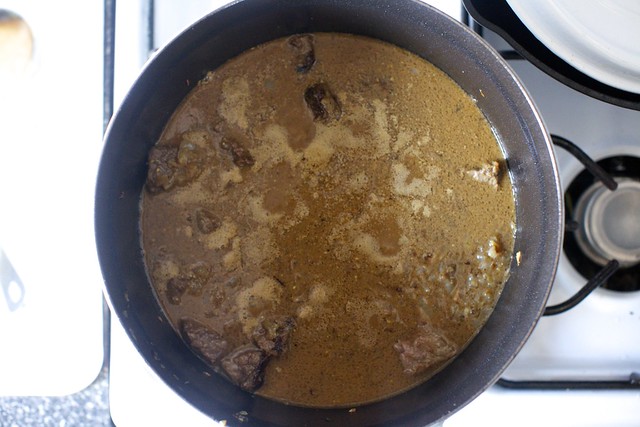 beef stew: not pretty when it cooks