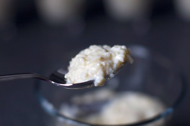 soft, creamy rice pudding