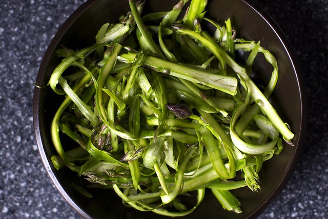 shaved asparagus