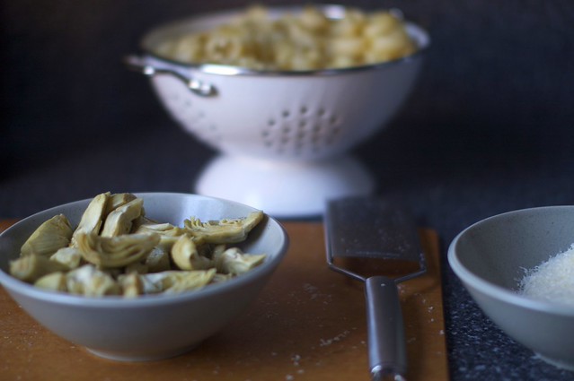 artichokes, thimbles, cheese