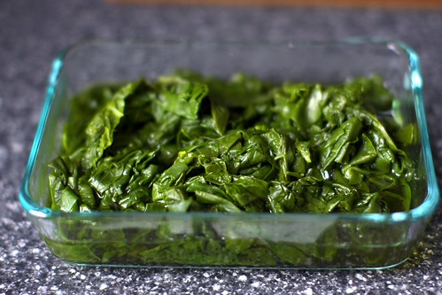 cooked spinach