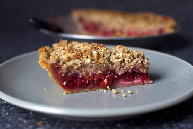 sour cherry pie slice