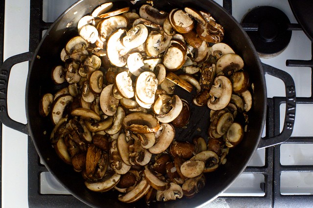 cook the mushrooms