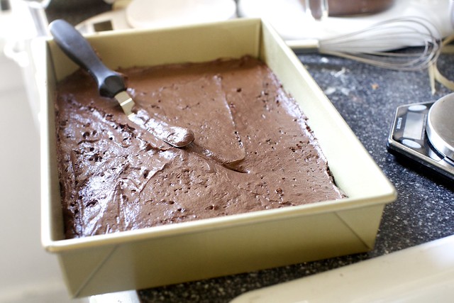 very rich chocolate sheet cake