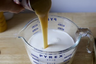 mixing the milks