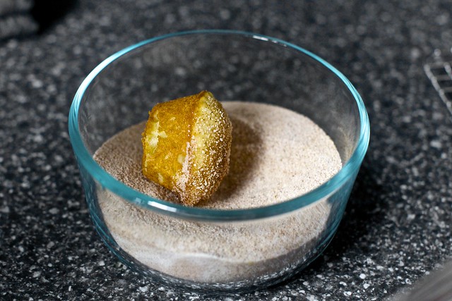 rolled in cinnamon sugar