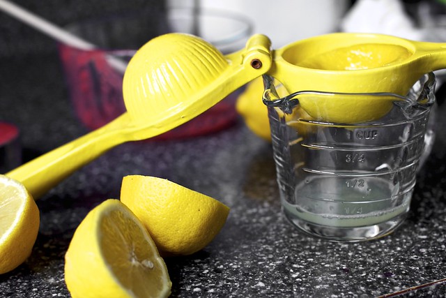 squeezing the lemons