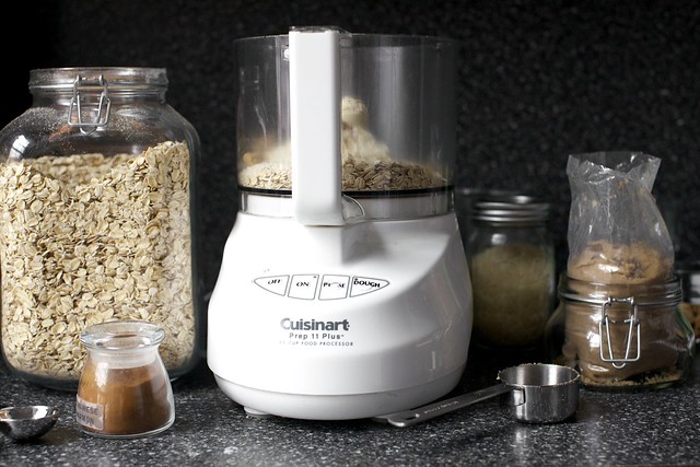 oats, cinnamon, coconut, brown shuga