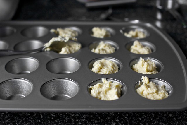 filling the tins -- you fill it less, okay?