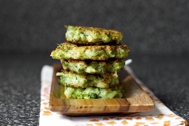 broccoli parmesan fritters