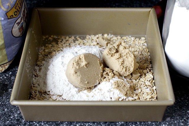 mix the dry ingredients right in the pan