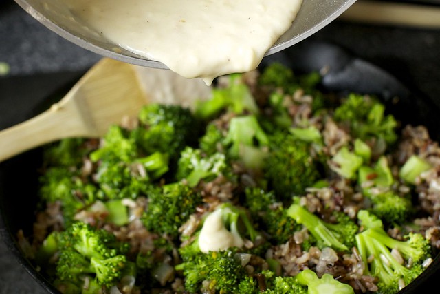 bringing on the cheese sauce