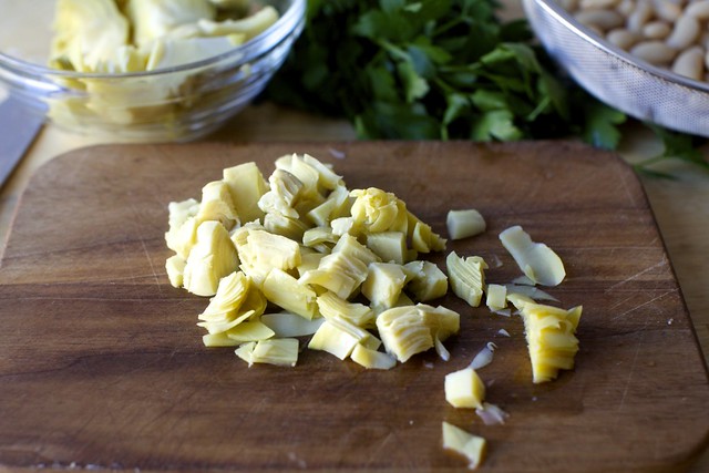chopped artichoke hearts