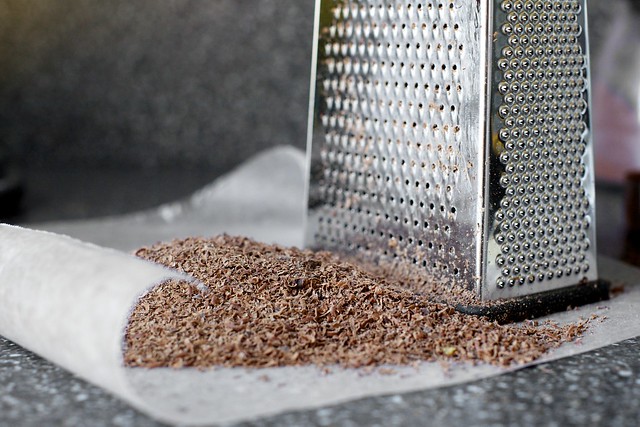 grated chocolate