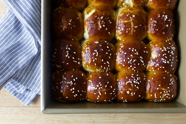 parker house pretzel rolls