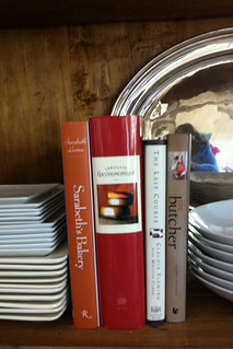 opening cabinets, making myself at home