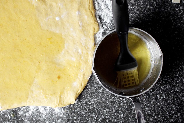 brushed with browned butter