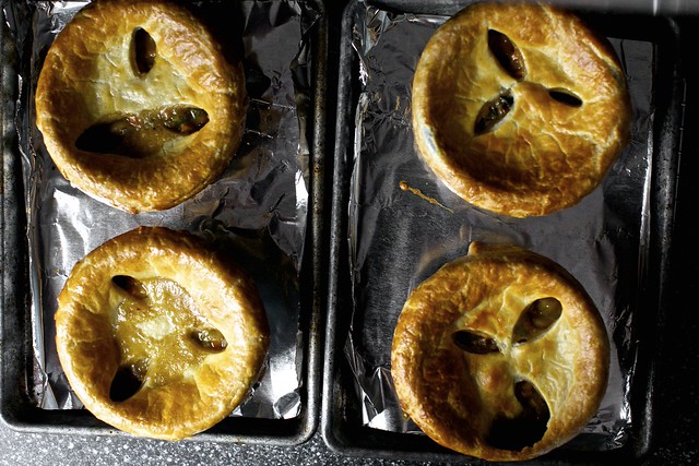 four pot pies that want to be your dinner