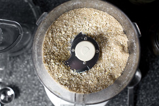 oats, coconut, pepitas, sugar, salt